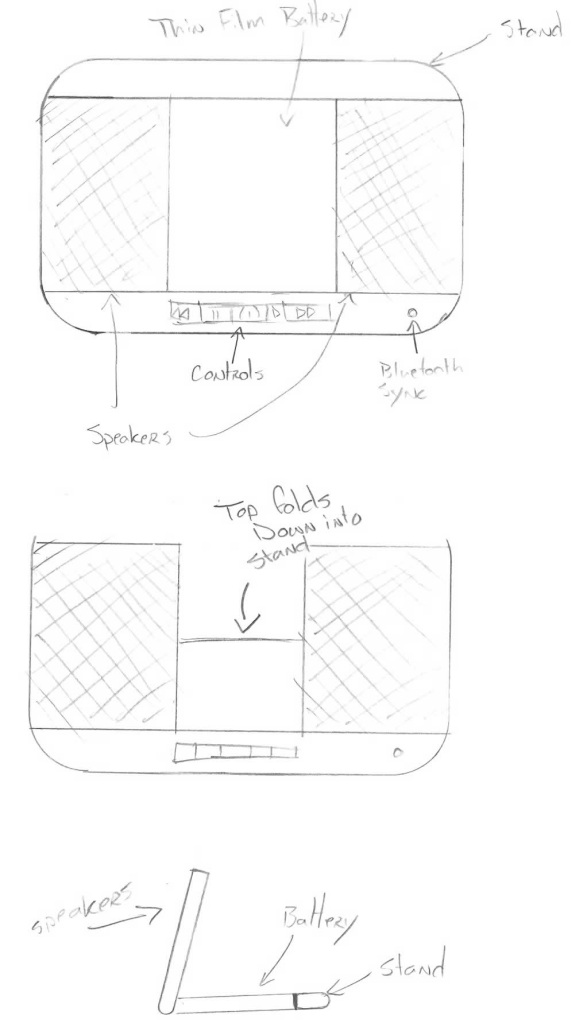 Card Speaker Sketch